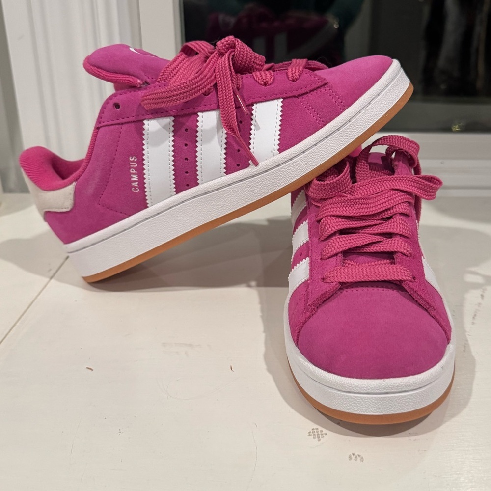 Adidas | Campus 00s Sneakers | Pink & White | Adidas size 7 but fits like a 8.5